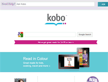 Tablet Screenshot of kobovox.kobo.com